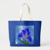Beautiful fractal iris and its meaning canvas bags