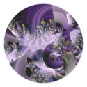 Beautiful Fractil digital art sticker