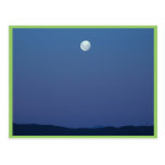 Beautiful Full Moon In The Evening Postcard