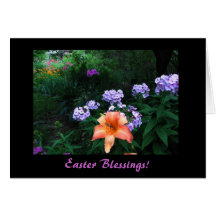Beautiful Garden Easter Greeting Card