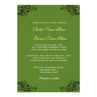 Beautiful  garden wedding invitatations personalized invitations