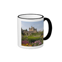 Beautiful gardens and famous castle in Scotland Coffee Mug