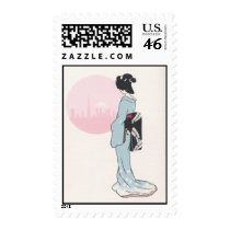 Beautiful Geisha Postage postage