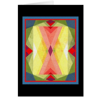 Beautiful Geometric Patterns - Art Deco Card by AntiqueImages
