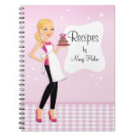 Beautiful Girl Recipe Jounal Notebook