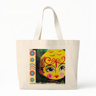Beautiful girl Tote Bag by freelulu