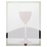 Beautiful Glass filled with red wine Letterhead Template