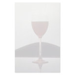 Beautiful Glass filled with red wine Stationery Paper