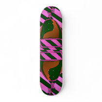 Beautiful Glass of red wine Skate Board Deck