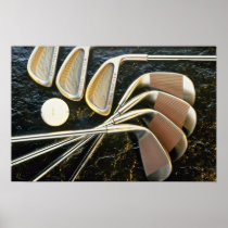 Beautiful Golf clubs posters