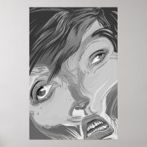 Beautiful Gray Poster