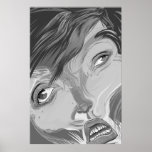 Beautiful Gray Poster