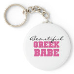 Beautiful Greek Babe Keychain