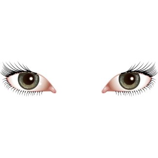 beautiful green eyes card