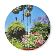 Beautiful Green Flower Park In San Juan Capistrano magnets by lifesphere Beautiful Green Flower Park In San Juan Capistrano magnets