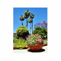 Beautiful Green Flower Park In San Juan Capistrano Acrylic Cut Outs