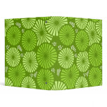 Beautiful, green retro floral Binder