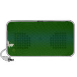 Beautiful greenish texture mini speakers