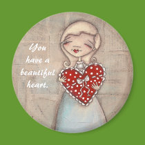 Beautiful Heart - Magnet magnets