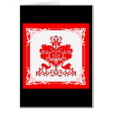 Beautiful Heart Square cards by londie Beautiful Heart Square cards
