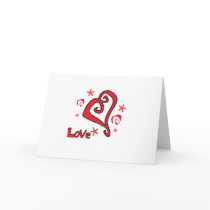 Beautiful Heart Valentines Day Design Greeting Cards