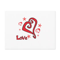 Beautiful Heart Valentines Day Design postcards by Eholidayz Beautiful Heart Valentines Day Design postcards