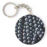 Beautiful Hematite beads on strings Keychain