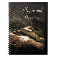 Beautiful! Hopes and Dreams Sleeping Fairy Journal Spiral Notebook