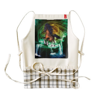 Beautiful horse zazzle HEART apron