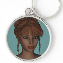 Beautiful Hot 3D Redhead Woman Model Digital Art
