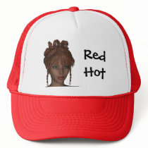 Beautiful Hot 3D Redhead Woman Model Digital Art