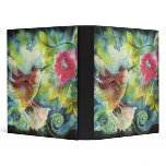 Beautiful Hummingbird Vinyl Binder