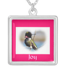 Beautiful Hummingbird Joy Necklace