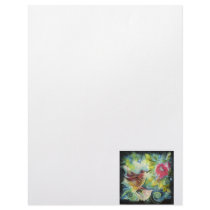 Beautiful Hummingbird Letterhead Template