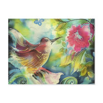 Beautiful Hummingbird Post Card