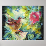Beautiful Hummingbird Posters