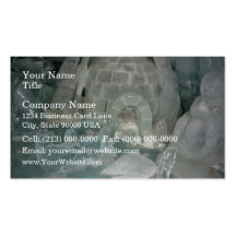 Beautiful Ice Sculptures Business Card