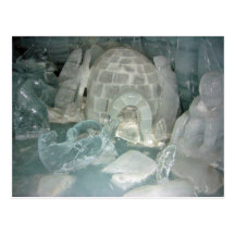 Beautiful Ice Sculptures Post Card