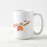 Beautiful Imperial Caterpillar on Fall Leaves Mug