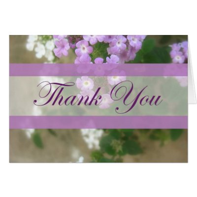 Beautiful Impression 2 Thank You Cards by WeddingArt