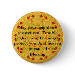 Beautiful Irish Blessing - IRELAND Pinback Button