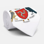 Beautiful Isle of Man Flag coat Arm Neckwear