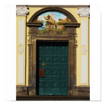 Beautiful Italian Church Door posters