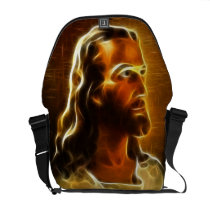 Beautiful Jesus Portrait Messenger Bag