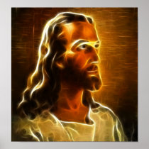 Beautiful Jesus Portrait Print