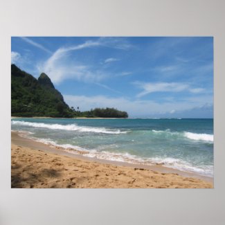 Beautiful Kauai beaches Print