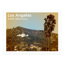 Beautiful LA Observatory Postcard!