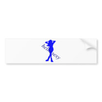 beautiful lady bumper sticker