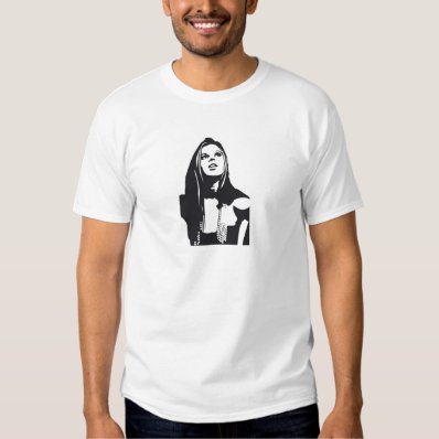 Beautiful lady portrait t-shirt