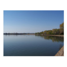 Beautiful Lake At Canberra, Act Post Card